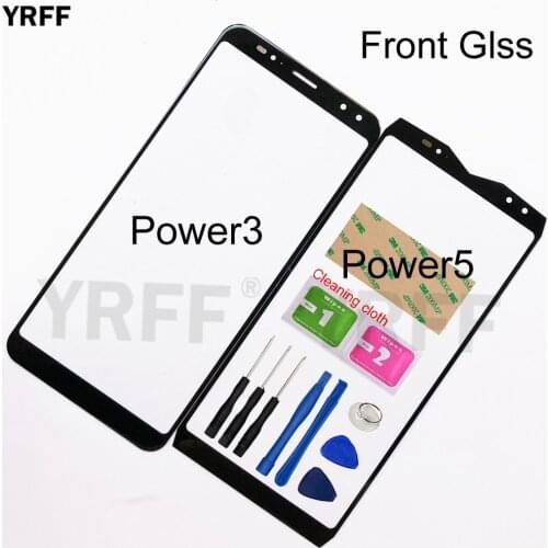 Mobile Front Panel Glass For Ulefone Power 5 3 Front Glass (No Touch Screen Digitizer Panel ) Outer Glass Cover
