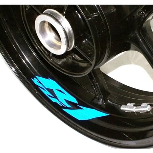 Motorcycle Wheel Sticker Decal Reflective Rim Bike Motorcycle Suitable for YAMAHA YZF R1