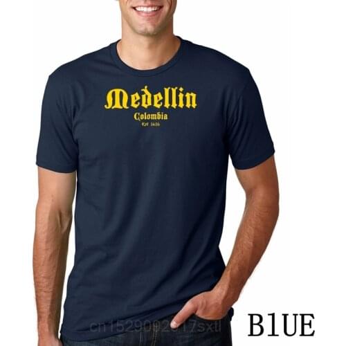 Newest MenS Funny MAGLIA MAGLIETTA T-SHIRT ST0189 MEDELLIN COLOMBIA ESCOBAR Tee Shirt
