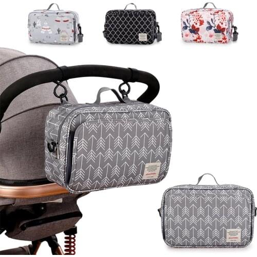 New Fashion Mummy Bag Waterproof Baby Stroller Diaper Organizer Portable Durable Travel Newborn Nappy Nursing Storage Pouch