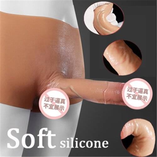 New Soft Realistic Strapon Dildos For Women Penis Pants Masturbation Device Real Dildo Penis Pants Lesbian Sex Toys Sex Products