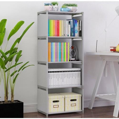 5 Layer Bookshelf Storage Rack Magazine Bookcase Display Shelves Storage Unit Organizer Debris Rack Home Furniture