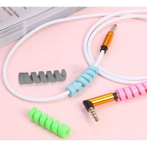 Protective Sleeve Protector Saver Cover Excellent and Durable Silicone Process for iPhone Android USB Charger Cable