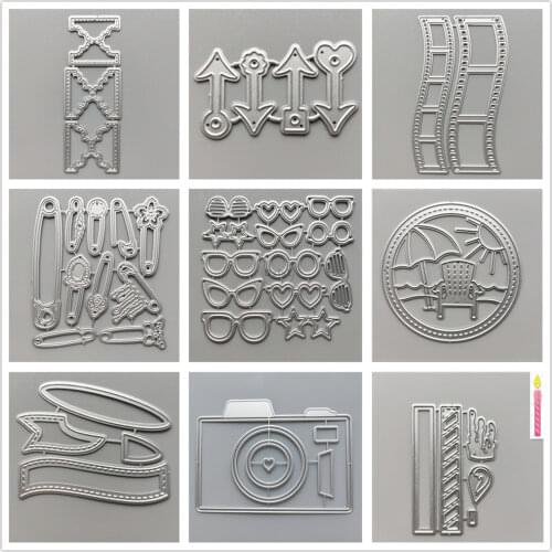 29 Styles) 2021 Irregular Figure Metal Cutting Dies DIY Scrapbooking Paper Photo Album Crafts Mould Punch Embossing Stencils