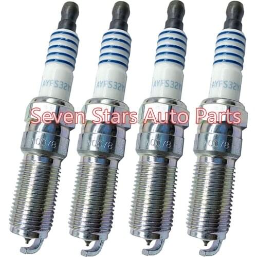 4PCS Auto Parts Spark Plug For Escape Fusion Lincoln MKZ Mercury OEM SP-530 SP530 AYFS-32Y-R AYFS32YR