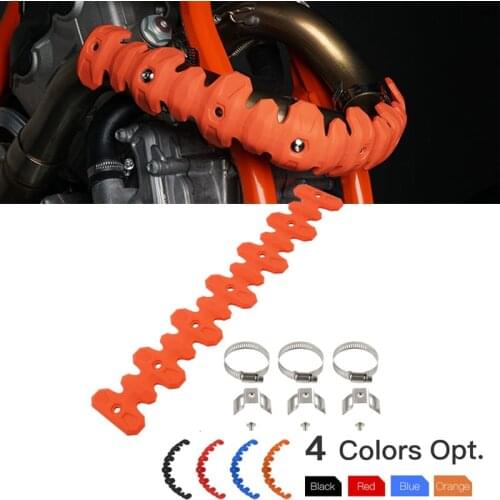 400mm/220mm 4 Stroke Exhaust Heat Shield Muffler Protector Cover For KTM EXCF SXF 250 350 450 500 For Husqvarna Husaberg FC FE