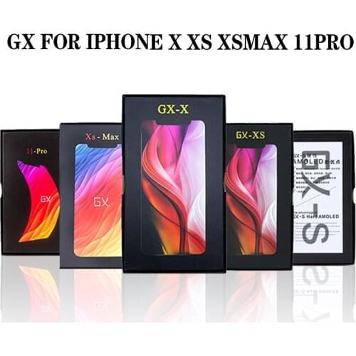 5Pcs GX OLED Display For iPhone X XS LCD Display Touch Screen Digitizer Assembly For iPhone X XS GX Oled Hard Soft Amold LCD