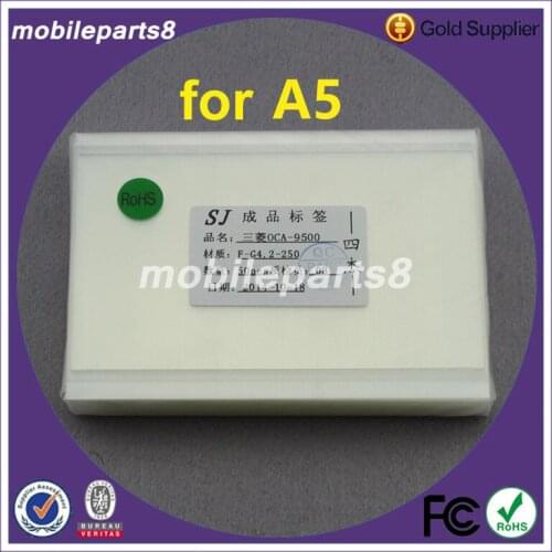 50pcs/lot 250um For mitsubishi OCA optical clear adhesive double side sticke For galaxy A5000 A7000 A8 A9