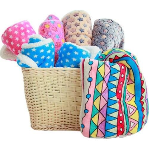 6 colors thickness flannel soft Warm dog pets bed blanket puppy Cat Rest mat Breathable dogs Cat Cushion Nest Seat Cover