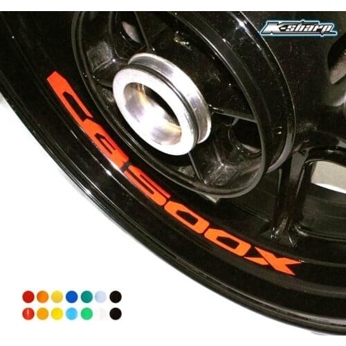 8 X CUSTOM INNER RIM DECALS WHEEL Reflective STICKERS STRIPES FIT HONDA CB 500X
