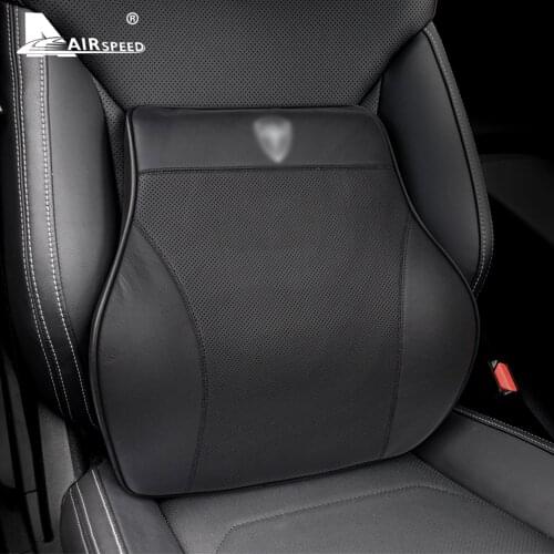 AIRSPEED Interior Car Memory Foam Core Seat Head Pillow Neck Rest Headrest Cushion for Tesla Model 3 X S Accessories Car Styling
