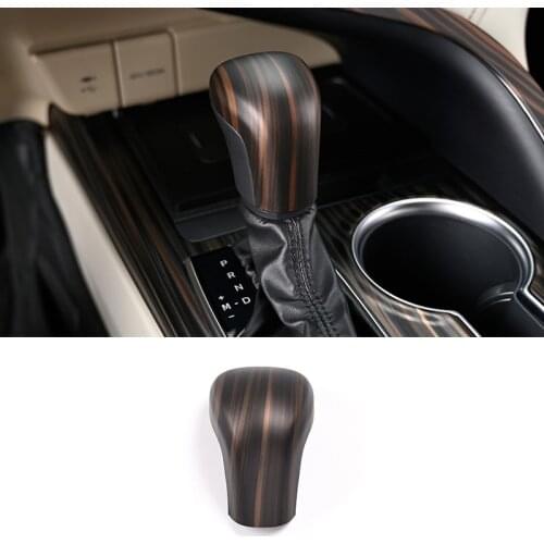 Car Interior Peach Wood Decoration Accessories For Toyota Camry 2019 2020 Instrument Console Steering Wheel Rear Air Vent Trims
