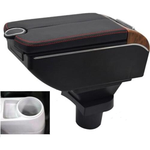 Car Honda cr-z crz armrest storage box auto interior Leather car-styling central container Store content box accessories parts