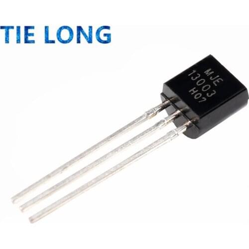 50PCS MJE13003 13003 TO-92 Bipolar Transistors 1.5A 450V NPN IC