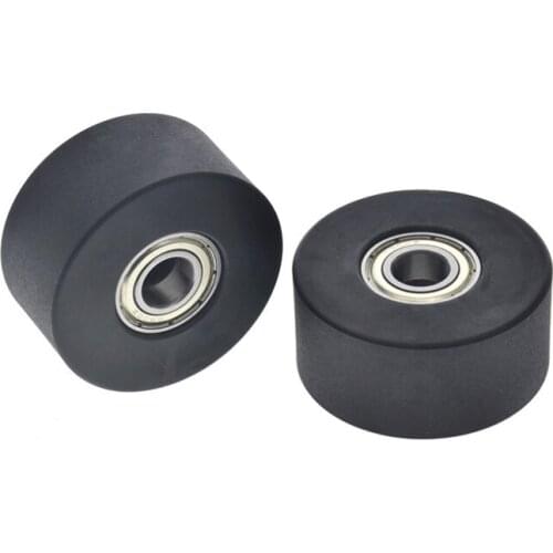 Household rowing machine seat cushion pulley guide wheel mute guide wheel double bearing rolling pulley equipment accessories