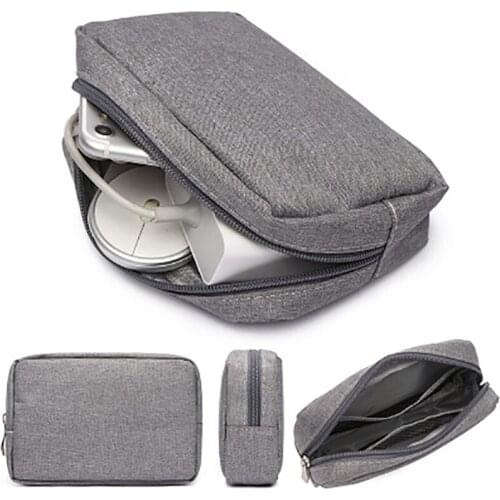 Charger Accessories Bag Oxford Cloth Scratchproof Durable for Mouse Data Cable and Power Bank