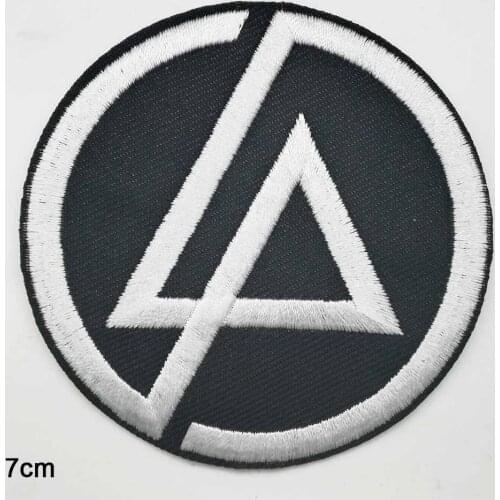 Black White Round Park Compass Iron On Embroidered Clothes Patches For Clothing Jean Backpacks Shoolbag Wholesale