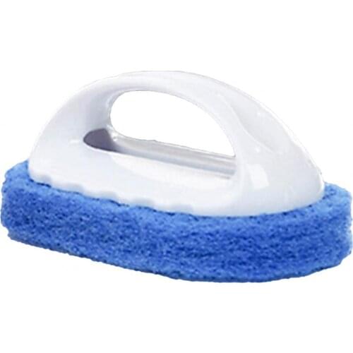 Sponge Brush Eco-friendly Anti-scratch Kitchen Clean Tools with Handle Comfortable to Grip Good Oil Absorption Cleaning Supplies