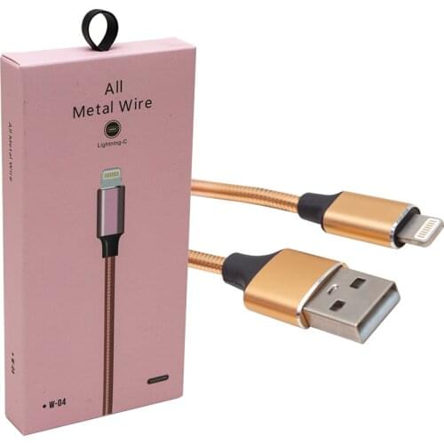 POWERMASTER PM-3800 LIGHTNING METAL BRAIDED DATA AND CHARGER CABLE