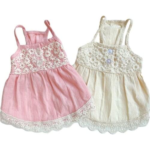 Cute Summer Dresses for Dogs Pets Clothes Princess Cat Dress Girl Dog Clothes Yorkie Chihuahua Dress Pet Dress Poodle Skirt