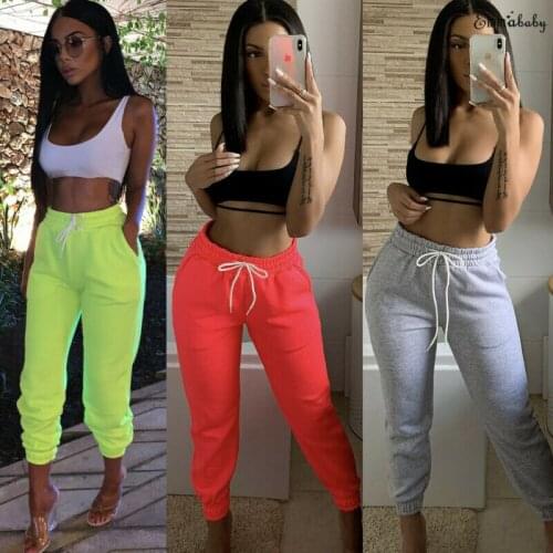 Fashion Women Yoga Pants Trousers New Autumn Winter High Waist Casual Sportswear Slim Fit Pencil Pants