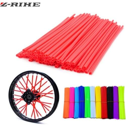 Motocross SPOKE SKINS Wheel RIM SPOKE COVERS bicycle For 65 85 80 160 125 250 450 500 EXC EXCF EXC F 125 250 450 Yamaha XT25