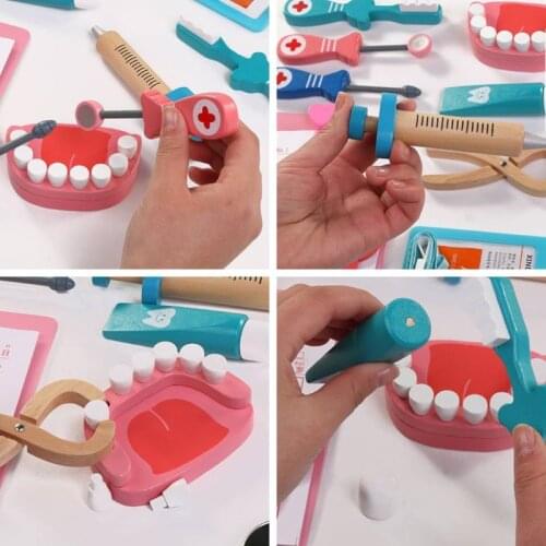 Puzzle Game Toy Set Children Simulation Role Play Doctor Kids Baby Education Kit BX0D