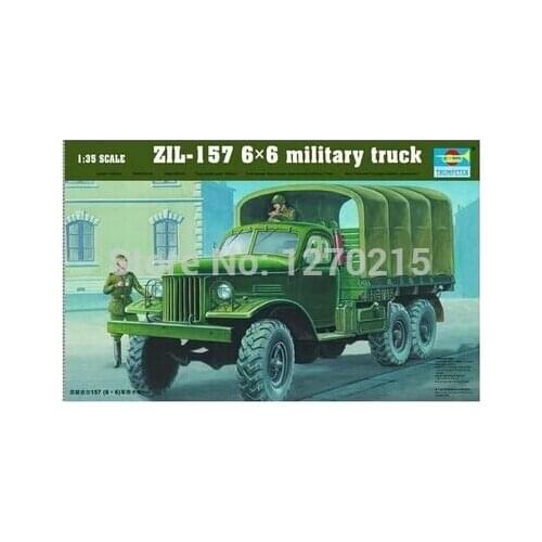 Trumpeter 01001 1/35 ZIL-157 6X6 Military Truck plastic model kit