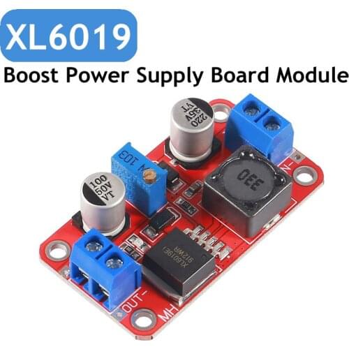 XL6019 5A High Power Current DC to DC Step-up 5V 6V 12V 24V 3-35V to 5-40V Converter Adjustable Regulator Voltage Boost Module