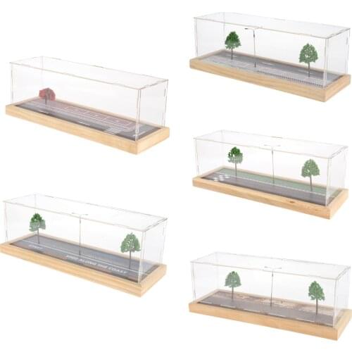 Clear Acrylic Display Case for 1/64 Diecast Cars 4WD Vehicle Action Figure Toy Model Storage Protective Storage Boxes Container