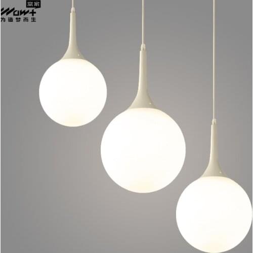 Staircase reception desk LED chandelier modeling lamp Nordic modern simple cashier desk front desk bedroom restaurant CL