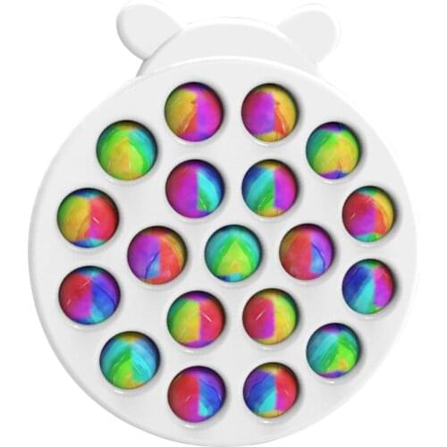 1PC Push Bubble Fidget Sensory Toy Children Adult Decompression Toy Games Autism Special Needs Stress Reliever настольные игры
