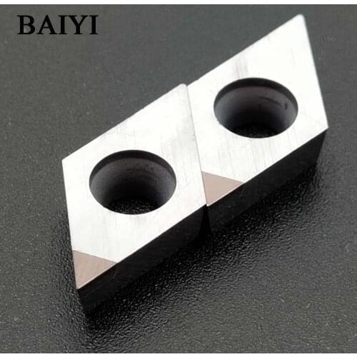 2PCS DCGT11T301 CBN cutter carbide INSERT for steel processing cutting turning tools carbide Diamond inserts