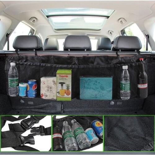 Car Rear Trunk Organizer Cargo Net Luggage for Mazda 3 6 CX-5 Skoda Octavia Rapid Superb Peugeot 3008 4008 5008 BMW X3 X5 X6