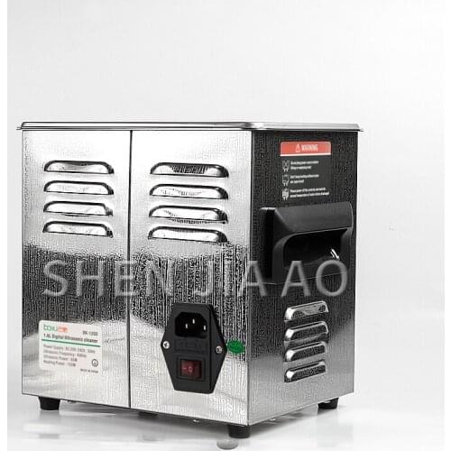 BK-1200 1.6L ultrasonic cleaner stainless steel Household washing glasses jewelry earring watch cleaning machine
