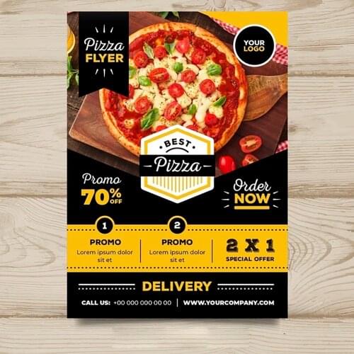 Carddsgn Custom Flyer A5 Size (210X142mm) Full Color printing 157gsm Coated paper 500pcs Business flyer Fast delivery