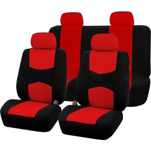 Adeeing 9Pcs Car Seat Covers Set for 5 Seat Car Universal Application 4 Seasons Available Car Seat Covers Set