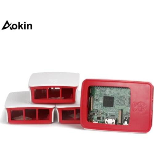 Aokin Raspberry Pi Case Official ABS Enclosure Raspberry Pi 2/3 Box Shell From the Raspberry Pi Foundation