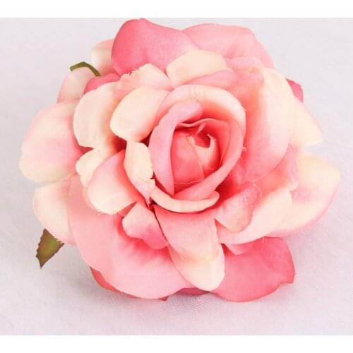 16 pcs/lot Simulation rose heads DIY silk flowers Ball wedding arch decoration Flower wall home decoration accessories