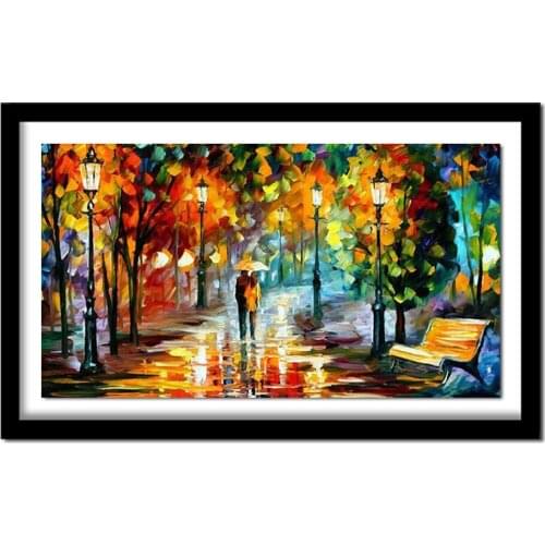 Diamond Painting cross stitch Fantasy In The Rain Diy Diamond Embroidery European round Full Style Living Room Best Grafts