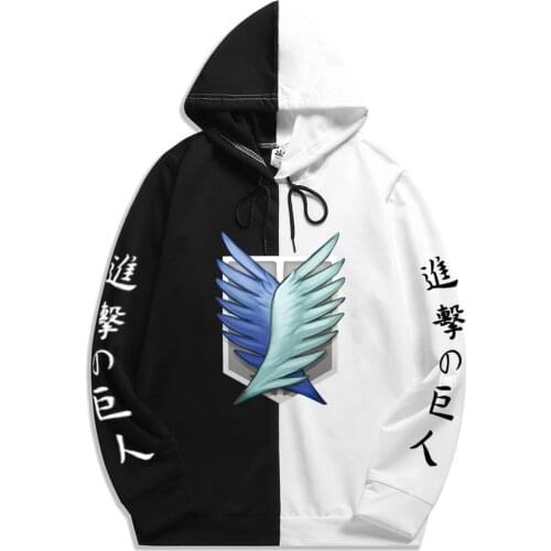 Summer Attack on Titan Casaul Hoodie Printing The Sharingan Double Color Hoodies Pullover Sweatshirt Harajuku Thin Clothin