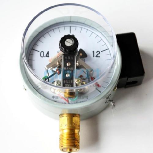 YXC Range 0.1-60 Mpa 100mm Magnetic Auxiliary Electric Contact Pressure Gauge Pneumatic