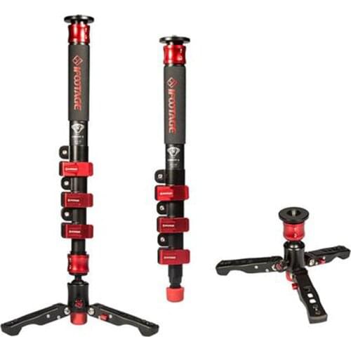 IFootage COBRA2 Lightweight camera Monopod 120CM/180CM Carbon Fiber/Aluminum Portable DSLR Video Monopod / Adjustable Camera Pod