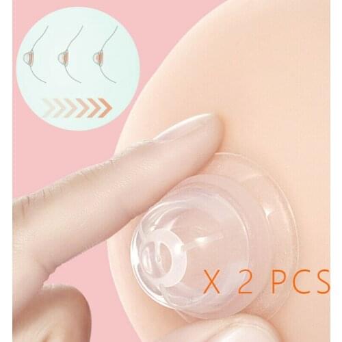 New Hot Sale Mommy Silicone Nipple Correction Niplette Shield Sucker Corrector Flat Maternal Breastfeeding Aids 2PCS Baby Care