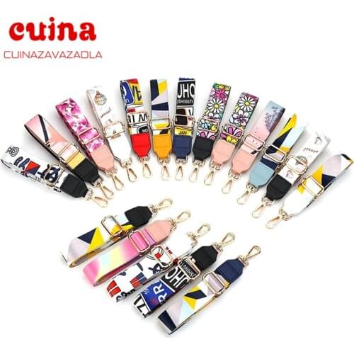 New Color National Wind Bag Shoulder Strap Accessories Bag With Messenger Bag Long Strap Replacement Shoulder Strap Obag