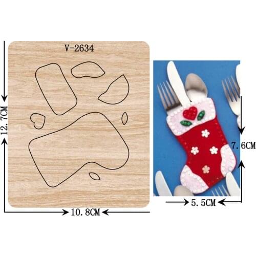 New wooden dies cutting dies for scrapbooking Multiple sizes V-2634
