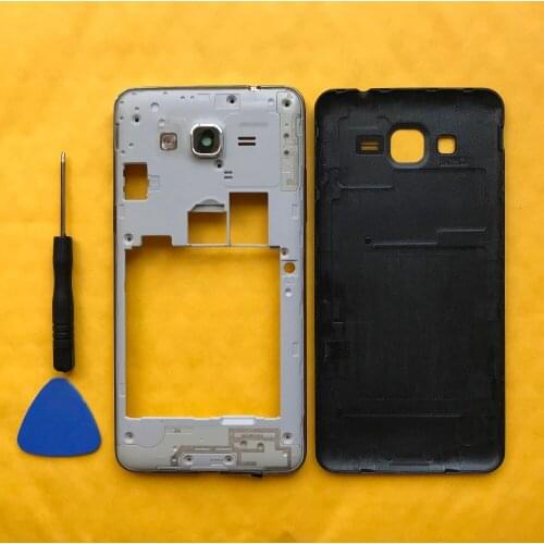 Original Middle Frame For Samsung Galaxy Grand Prime G531 G531H G531F Phone Housing Chassis Case With Rear Battery Door Cover