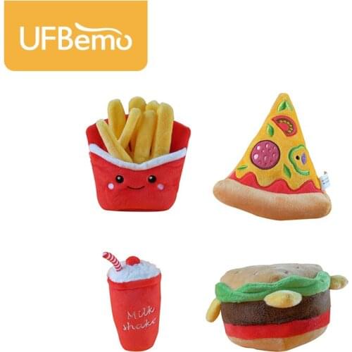 Plush Squid Dog Toy Soft Plush Pet Toy Crab Chew Puppy Press Sound Squeak Toys For Dogs Cat Various Toys