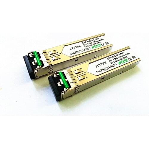 SFP Transceiver 10/100/1000M Double fiber 40KM LC 1550NM 1.25G SFP Transceiver SFP-1.25G-1550NM-40KM-LC DFP