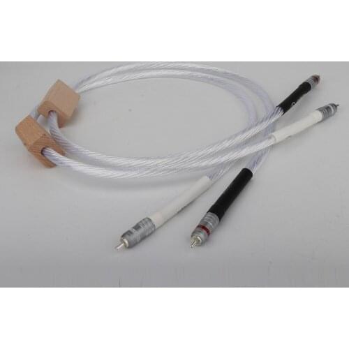 Pair Preffair Nordost Odin Supreme Reference Interconnect Rca Audio Cable With Silver plated Rca Plug